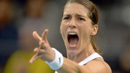 Andrea Petkovic hatte gegen Australien allen Grund zum Jubeln.