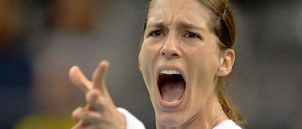 Andrea Petkovic hatte gegen Australien allen Grund zum Jubeln.
