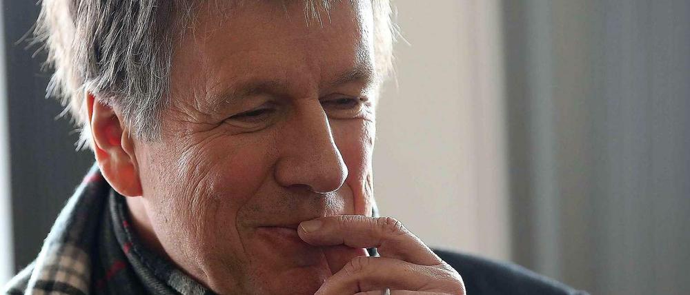 Der Wettermoderator Jörg Kachelmann am Mittwoch in Köln im Gerichtssaal des Landgerichts. 