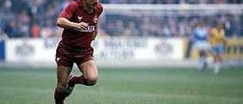 Wuttke als Spieler des 1. FC Kaiserslautern in der Saison 1986/87.