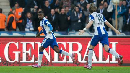 Matchwinner: Torschütze Salomon Kalou bejubelt seinen Treffer.