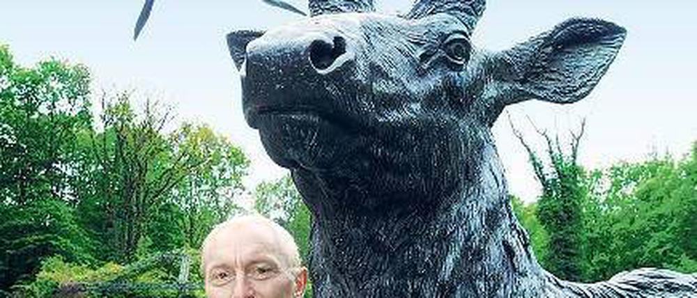 Sein Revier. Jürgen Götte im Großen Tiergarten. 