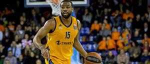 In der Euroleague gegen Barcelona mit der beste Alba-Akteur: Reggie Redding.