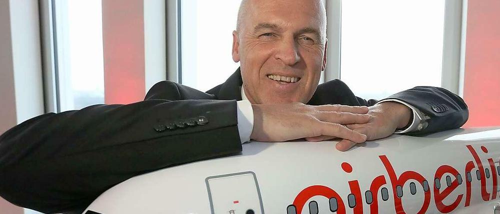 Stefan Pichler, neuer Chef der Fluggesellschaft Air Berlin, will die Fluggesellschaft sanieren.
