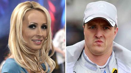 Die Bildkombo zeigt Cora Schumacher (Archivfoto vom 07.05.2008) und Ralf Schumacher (Aufnahme vom 19.09.2010). 