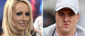Die Bildkombo zeigt Cora Schumacher (Archivfoto vom 07.05.2008) und Ralf Schumacher (Aufnahme vom 19.09.2010). 