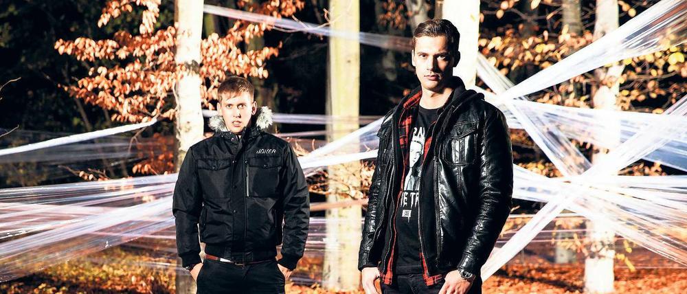 Zugezogen Maskulin: Moritz Wilken (hinten) und Hendrik Bolz sind Jahrgang 1988 - und nicht auf den Mund gefallen.