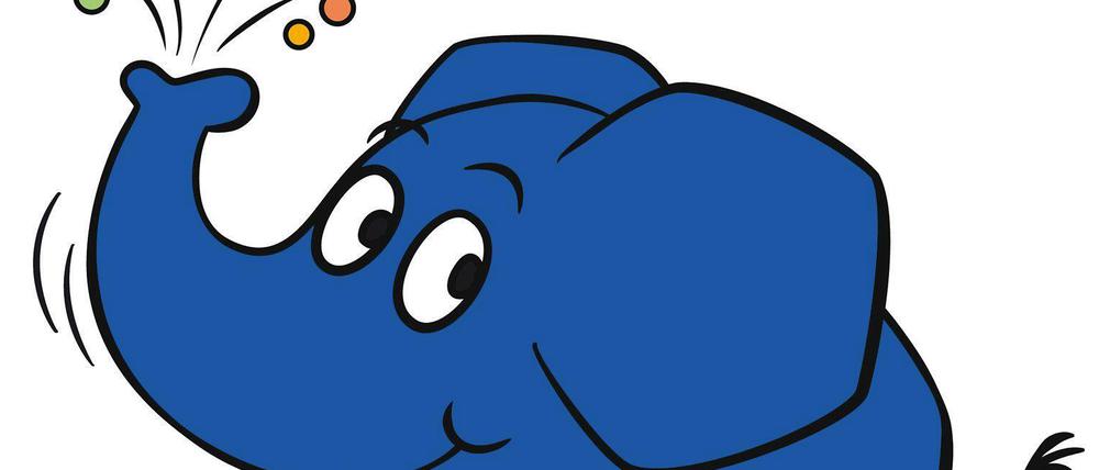 Trörööö. Der kleine blaue Elefant wird 40
