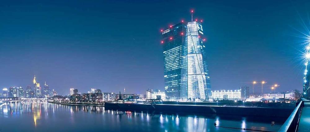 Die Europäische Zentralbank in Frankfurt am Main.