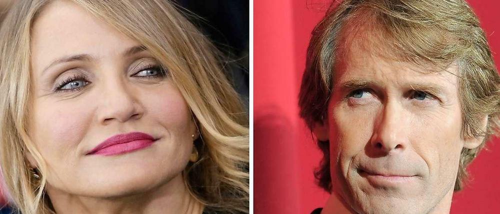 Cameron Diaz und Michael Bay