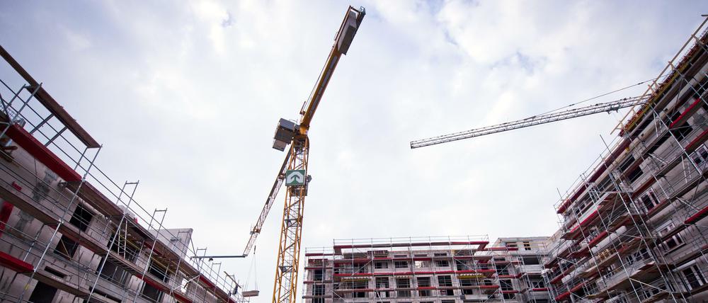 Wohnungsneubau in Berlin.