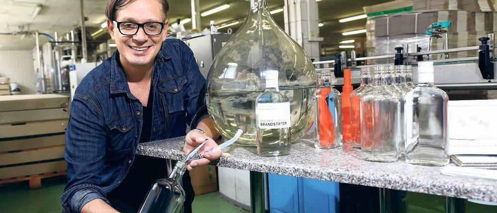 Vincent Honrodt in der Produktionshalle