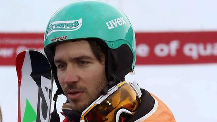 Diskussionsbedarf im Ziel. Felix Neureuther kann die Aufstellung im Teamevent nicht verstehen. 