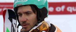 Diskussionsbedarf im Ziel. Felix Neureuther kann die Aufstellung im Teamevent nicht verstehen. 