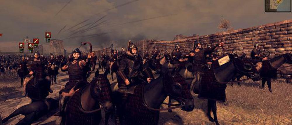 Die Hunnen kommen! Szene aus "Total War: Attila".