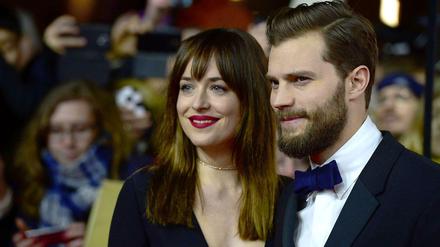 Die Stars des Publikumsmagneten "Fifty Shades of Grey": Dakota Johnson und Jamie Dornan.