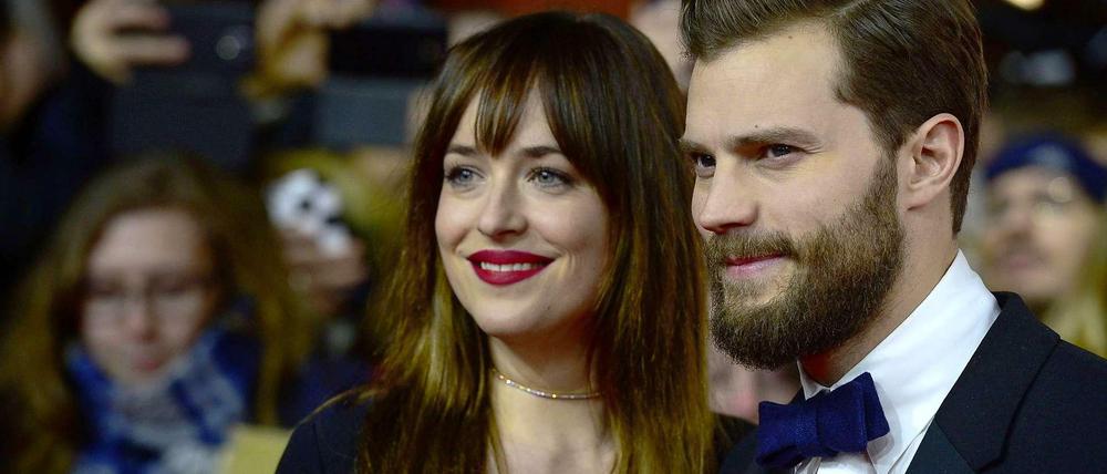 Die Stars des Publikumsmagneten "Fifty Shades of Grey": Dakota Johnson und Jamie Dornan.