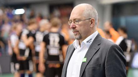 Volleys-Coach Mark Lebedew hat einen Plan.