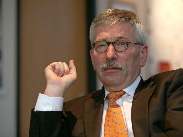 Thilo Sarrazin, Autor des Bestsellers "Deutschland schafft sich ab" und früherer Finanzsenator von Berlin.