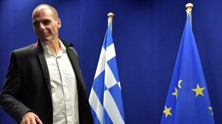Der griechische Finanzminister Yanis Varoufakis in Brüssel