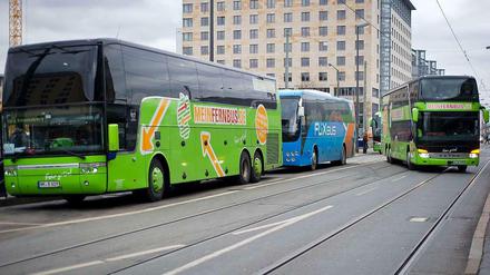 Weit vorne. Das fusionierte Unternehmen MeinFernbus Flixbus hat einen Marktanteil von rund 70 Prozent. Die Bahn liegt bei neun.