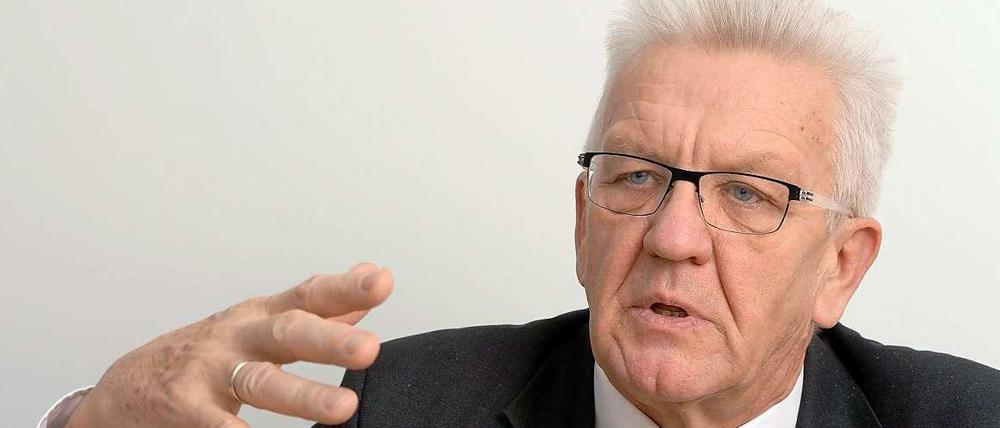Baden-Württembergs Ministerpräsident Winfried Kretschmann (Grüne)