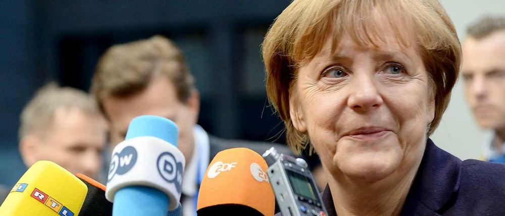Bundeskanzlerin Angela Merkel (CDU) ist von der "Times" zur "Person des Jahres 2014" gekürt worden.