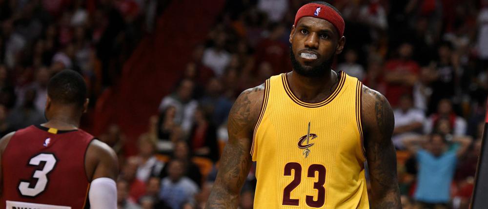 LeBron James erlebte bei seiner Rückkehr nach Miami einen frustrierenden Abend.