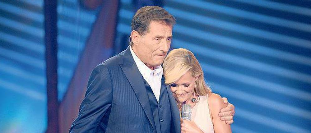 Arm in Arm: Udo Jürgens und Helene Fischer