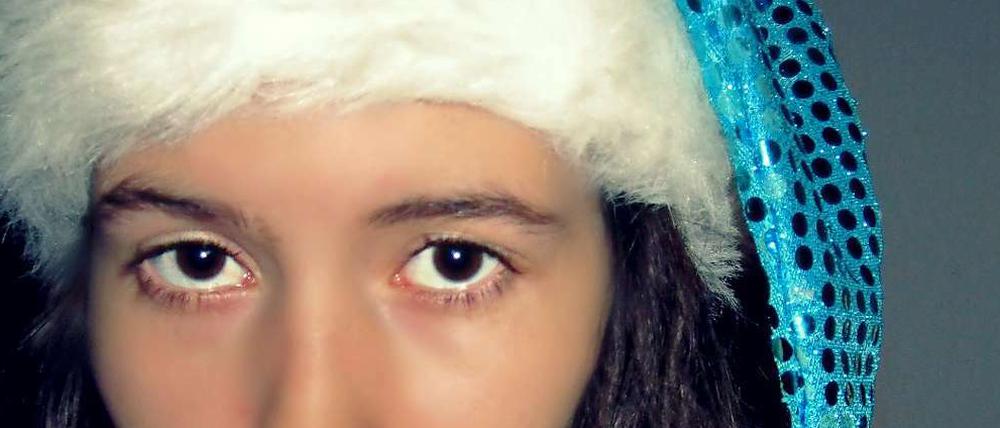 So schaut Leonie, wenn sie aus einem Alptraum erwacht.