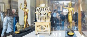 Unschätzbare Exponate beherbergt die restaurierte Tutanchamun-Galerie im Ägyptischen Museum von Kairo. 