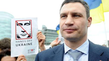 Die Ukraine soll ein europäisches Land werden, sagt Klitschko. 