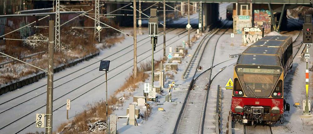 Die S8 in Richtung Birkenwerder - auch diese Linie war am Dienstagmorgen wieder von Ausfällen betroffen.