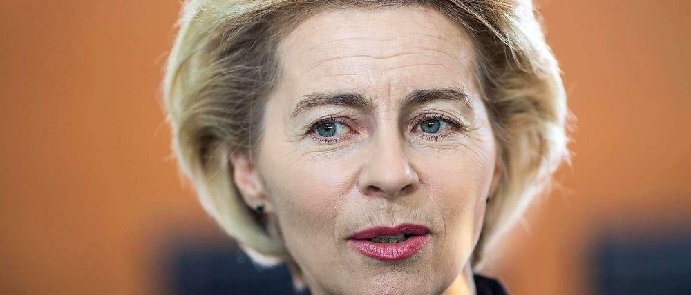 Bundesverteidigungsministerin Ursula von der Leyen. Hacker haben ihren Fingerabdruck kopiert.