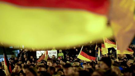 "Pegida"-Kundgebung am 22. Dezember in Dresden