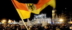 "Pegida"-Demonstration in Dresden