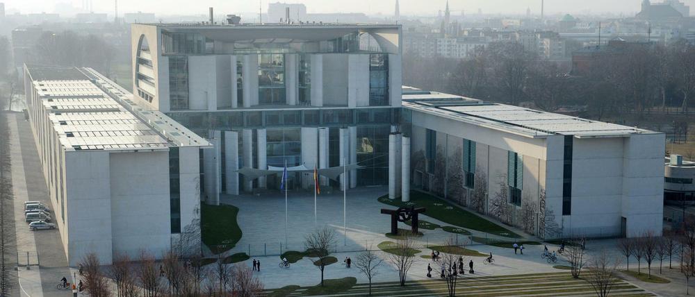 Im Visier der Geheimdienste: Das Bundeskanzleramt in Berlin.