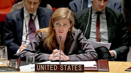 Für die USA kritisierte Botschafterin Samantha Power die Resolution. 