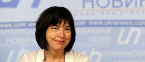 Die Vorsitzende der Grünen-Fraktion im EU-Parlament, Rebecca Harms.