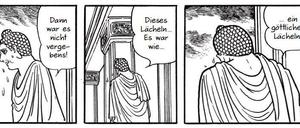 Auf dem Weg zur Erleuchtung: Eine Seite aus dem abschließenden zehnten Band.