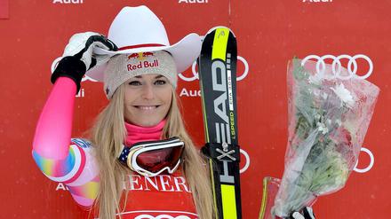 Lindsey Vonn fehlte fast zwei Jahre wegen Verletzungen im Weltcup. Nun fährt sie wieder mit – und hat gleich wieder viel zu jubeln.