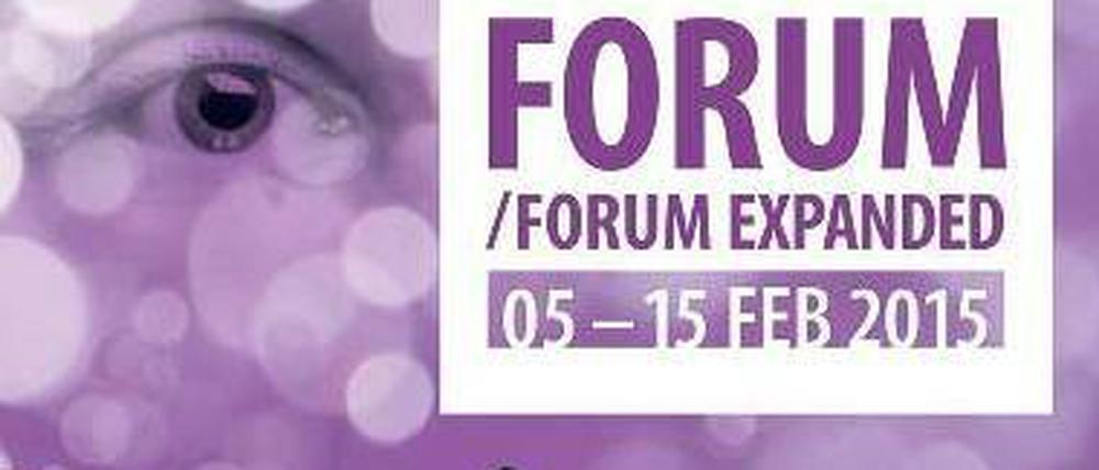 Das Berlinale-Plakat von Forum und Forum Expanded 2015.