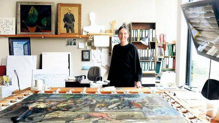 Kunst, Mensch,Architektur. Für Hana Streicher, Restauratorin, gehört das in Mies van der Rohes Museum zusammen. Seit 30 Jahren arbeitet sie hier und schwärmt immer noch von dem Haus.