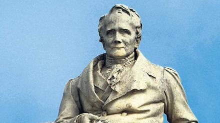 Alxander von Humboldt Unter den Linden, vor der nach ihm benannten Universität.