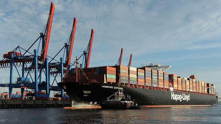 Im Fahrwasser. Laut Reederverband ist Deutschland weltweit die Nummer eins in der Container-Schifffahrt.