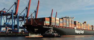 Im Fahrwasser. Laut Reederverband ist Deutschland weltweit die Nummer eins in der Container-Schifffahrt.