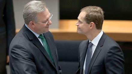 Berliner Koalition: Michael Müller und Frank Henkel.
