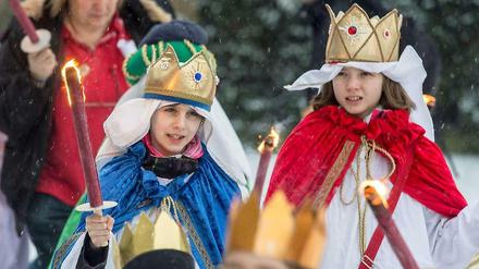 Sind die nicht süß? Sternsinger.