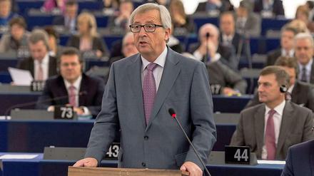EU-Kommissionschef Jean-Claude Juncker stellt am Dienstag vor dem EU-Parlament das Arbeitsprogramm der Brüsseler Behörde für 2015 vor.