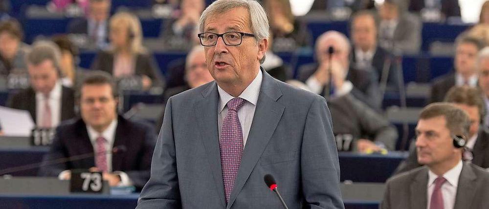 EU-Kommissionschef Jean-Claude Juncker stellt am Dienstag vor dem EU-Parlament das Arbeitsprogramm der Brüsseler Behörde für 2015 vor.